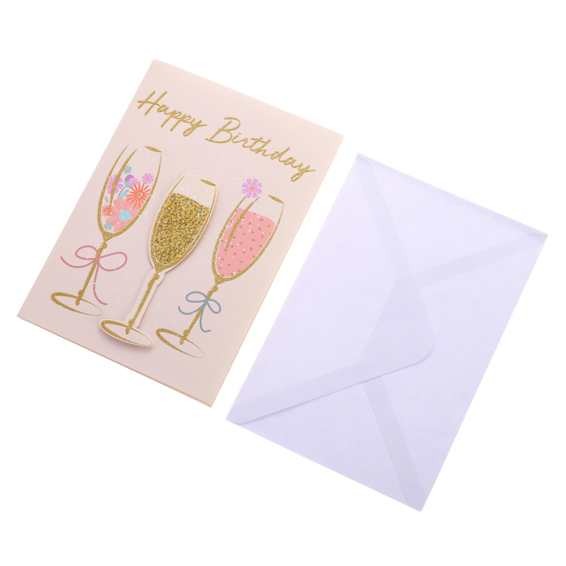 Felicitare muzicala - Happy Birthday XCC018803 - Green Print