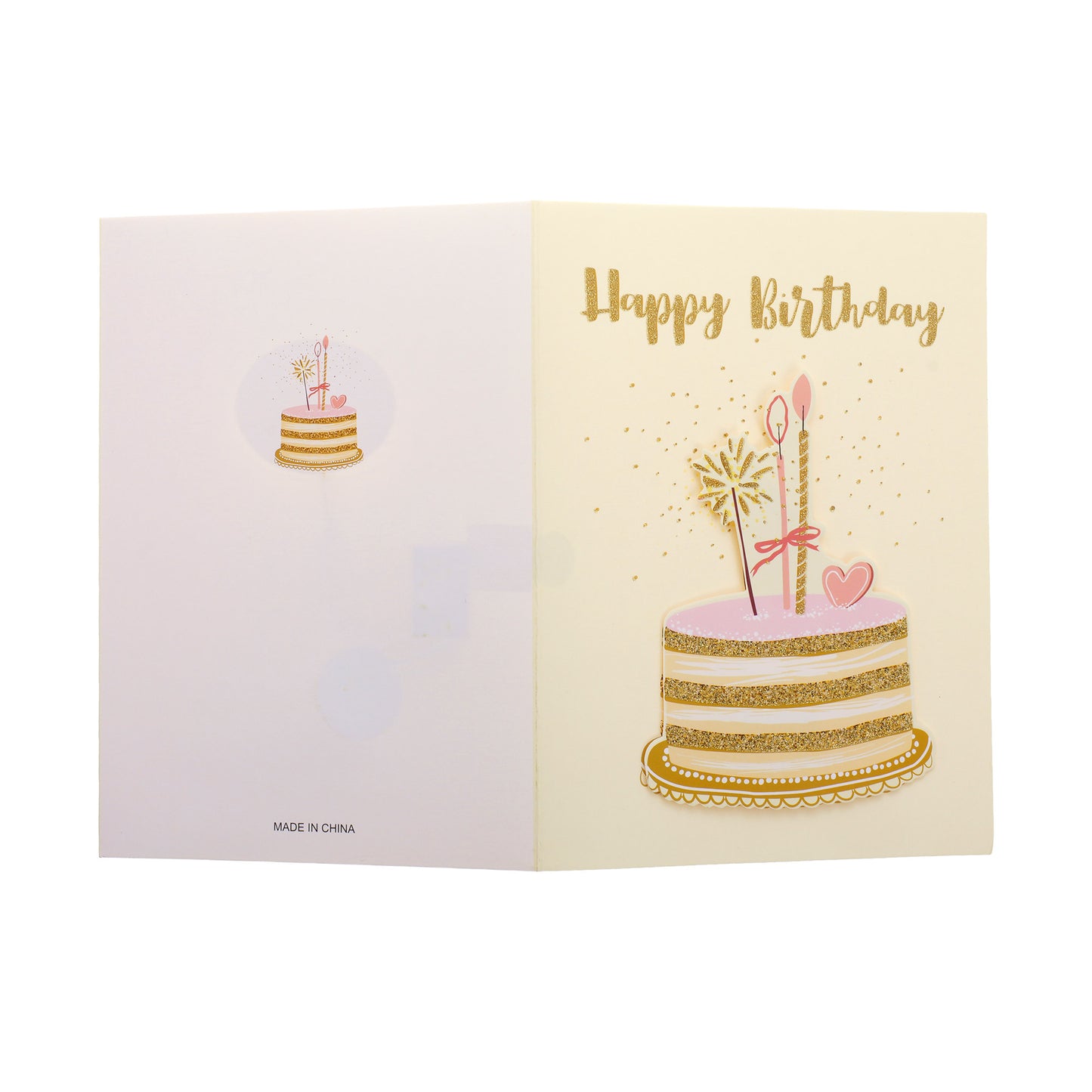 Felicitare muzicala - Happy Birthday XCC018804 - Green Print