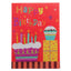 Felicitare muzicala - Happy Birthday XCC018805 - Green Print