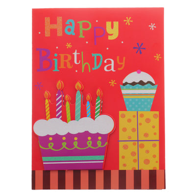 Felicitare muzicala - Happy Birthday XCC018805 - Green Print