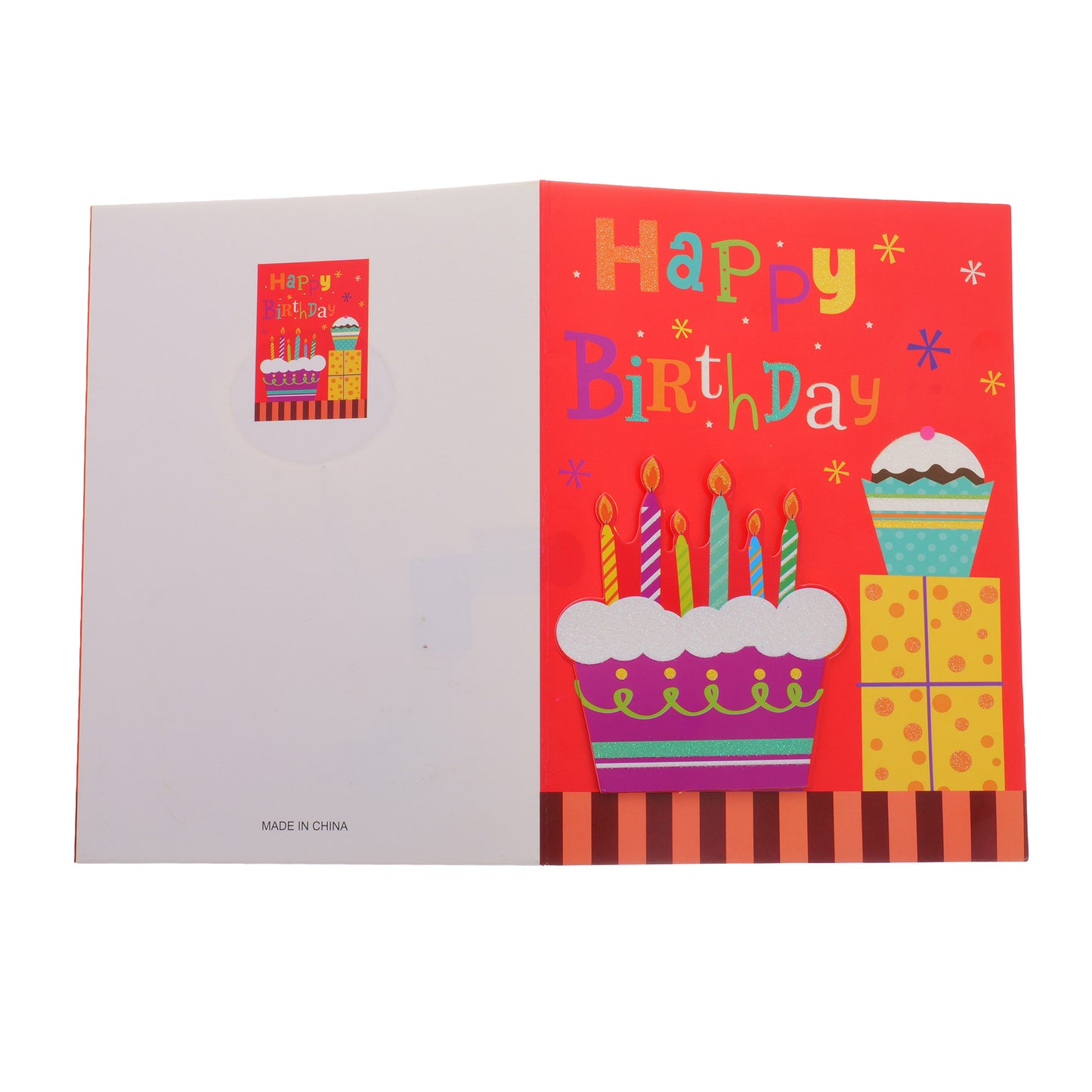 Felicitare muzicala - Happy Birthday XCC018805 - Green Print