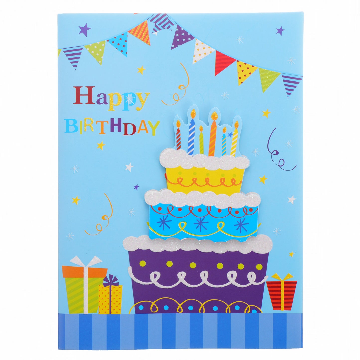 Felicitare muzicala - Happy Birthday XCC018806 - Green Print