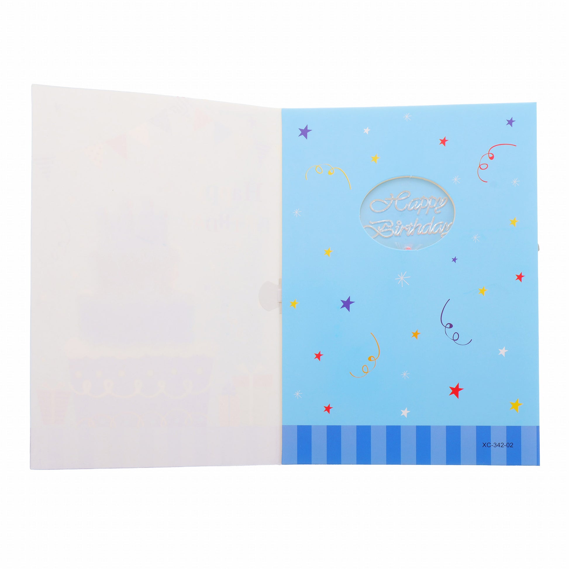Felicitare muzicala - Happy Birthday XCC018806 - Green Print