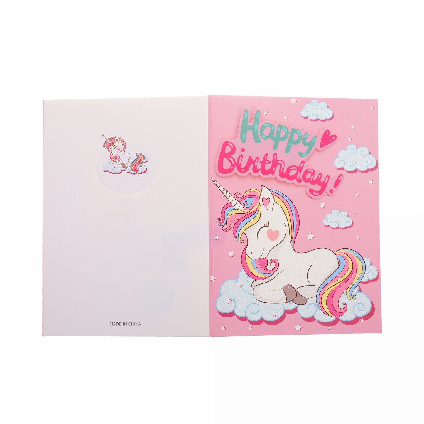 Felicitare muzicala - Happy Birthday XCC018807 - Green Print