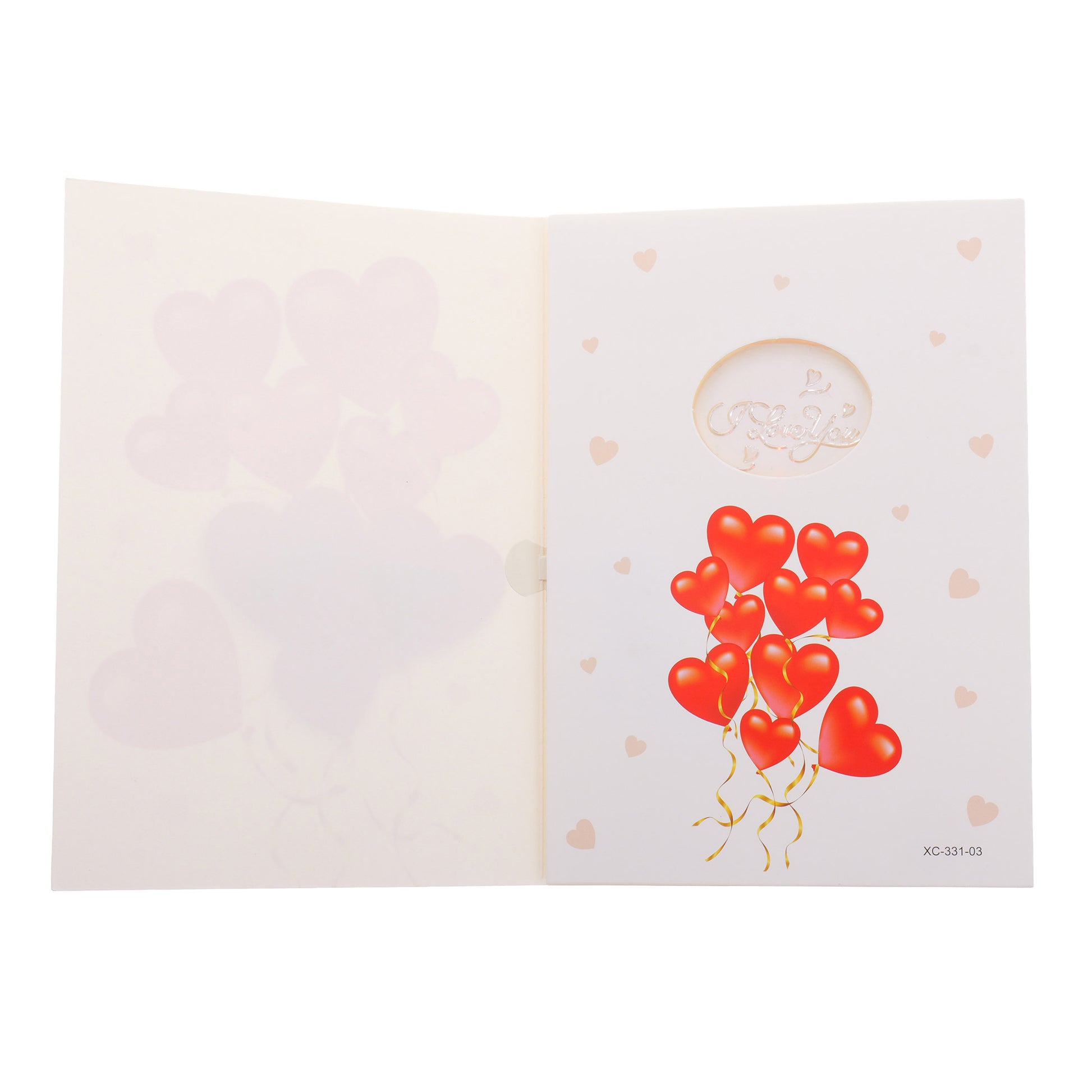 Felicitare muzicala - LOVE XCC012204 - Green Print