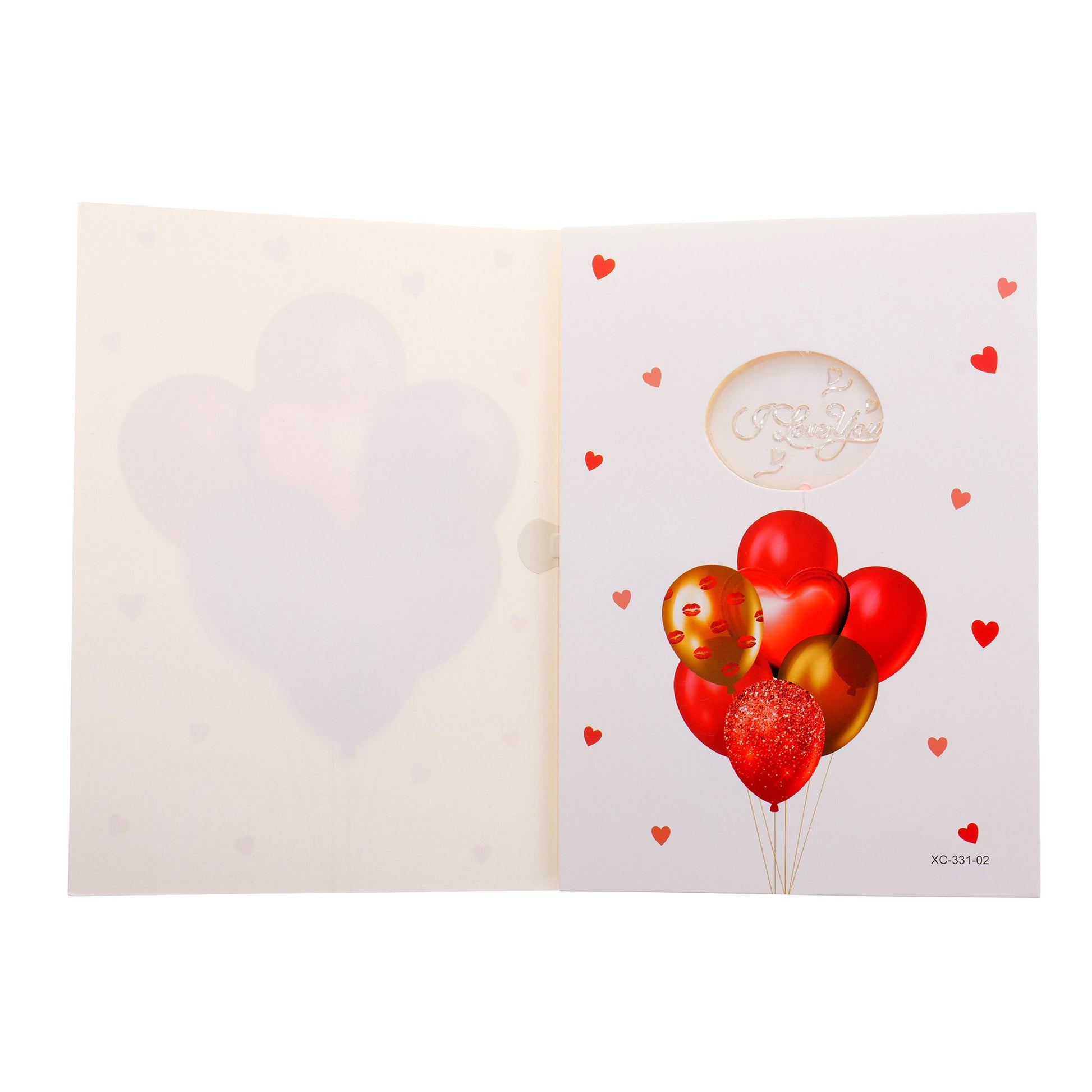 Felicitare muzicala - LOVE XCC012205 - Green Print