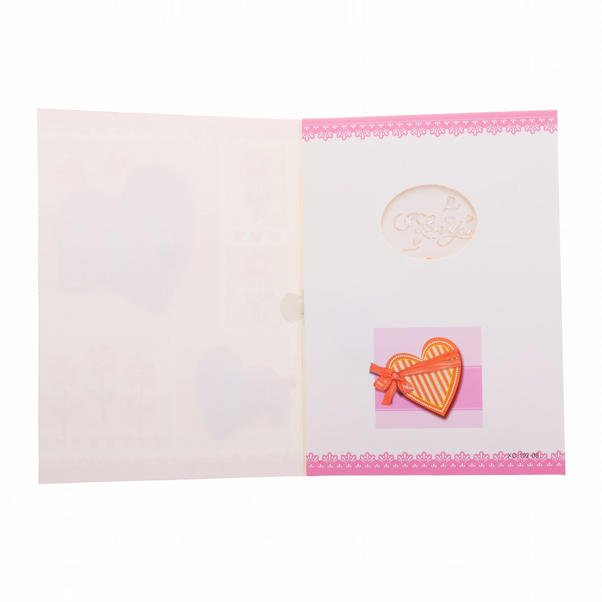 Felicitare muzicala - LOVE XCC012213 - Green Print