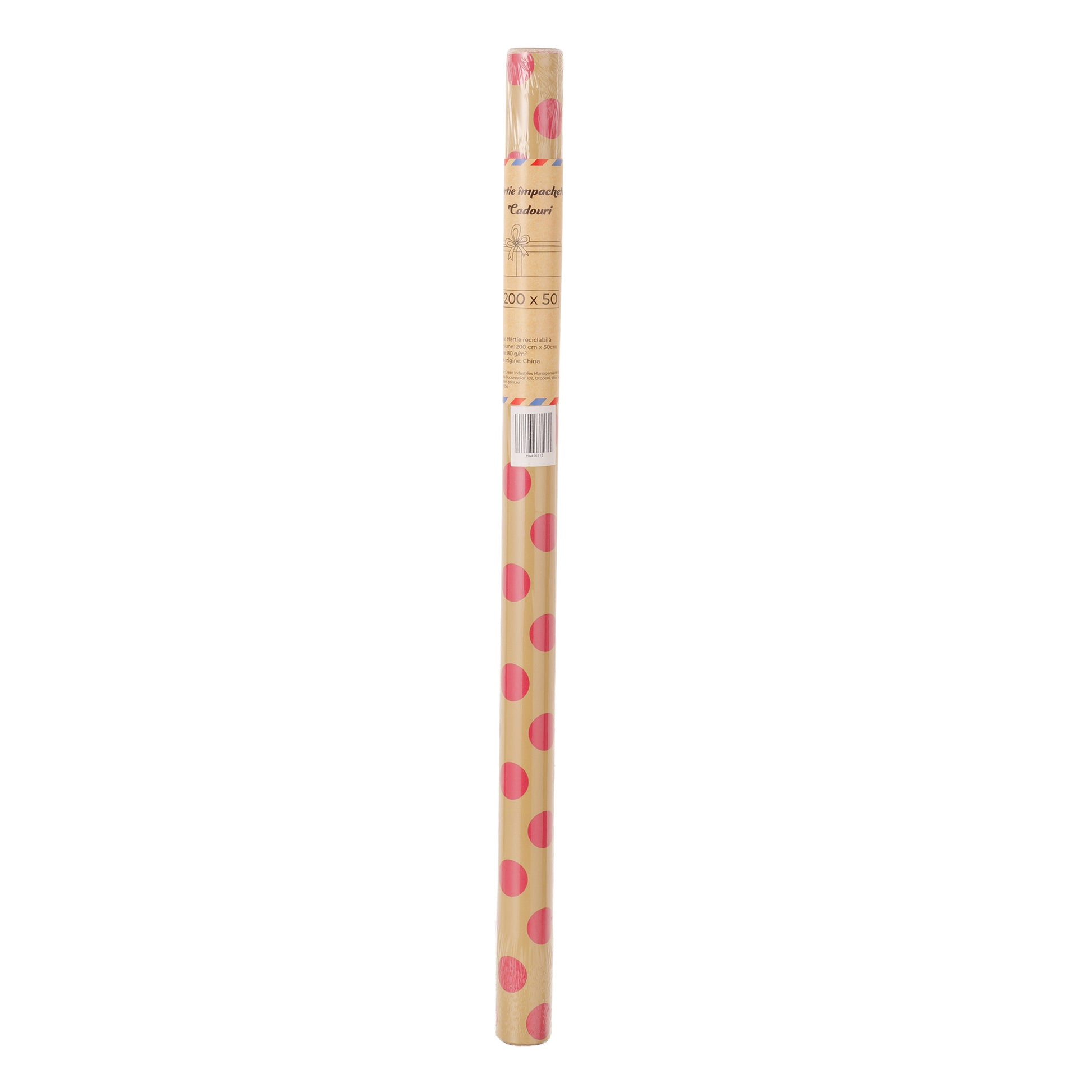 Hartie impachetat cadouri la rola 200x50 - Modele universale HA456113 - Green Print