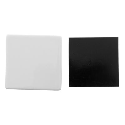 Magnet frigider ceramica sublimabil - patrat CFM2061 - Green Print