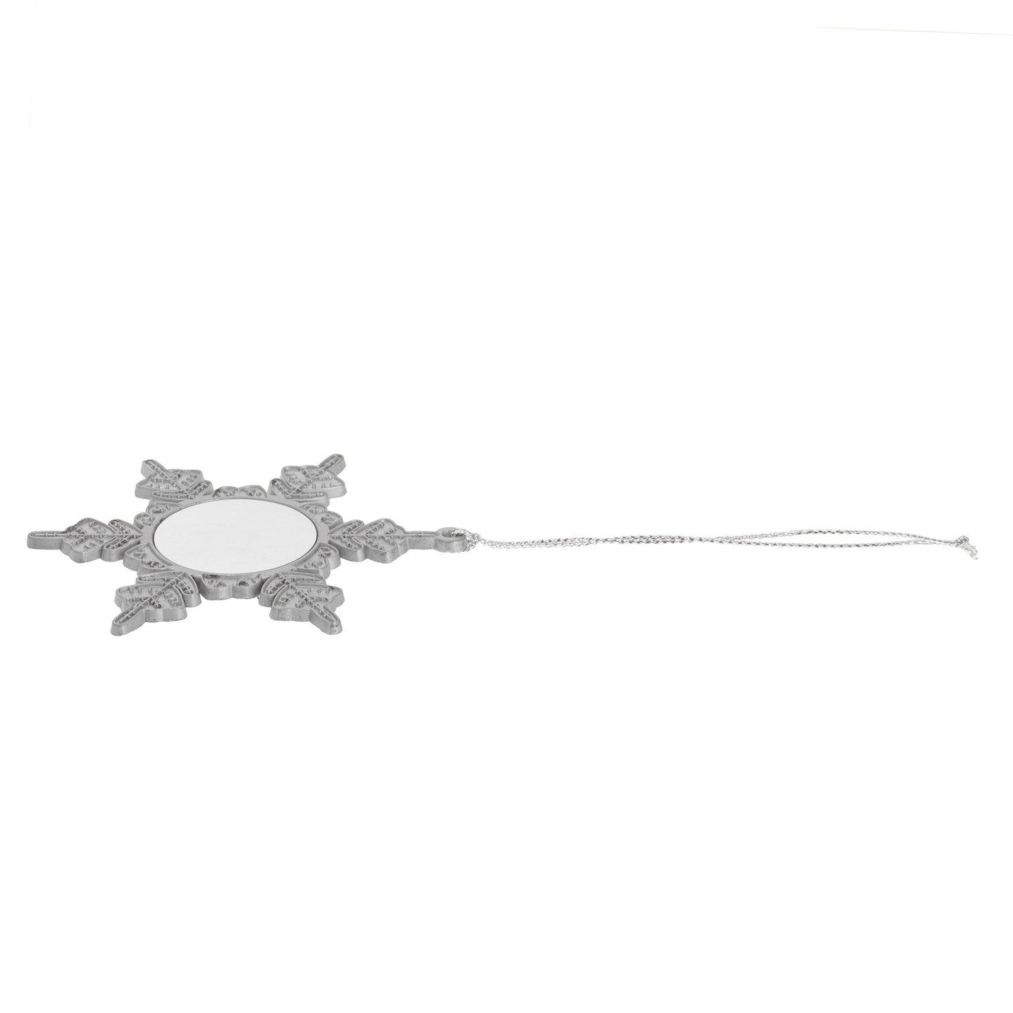 Ornament metalic de brad FULG - sublimabil GM103611 - Green Print