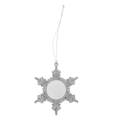 Ornament metalic de brad FULG - sublimabil GM103611 - Green Print