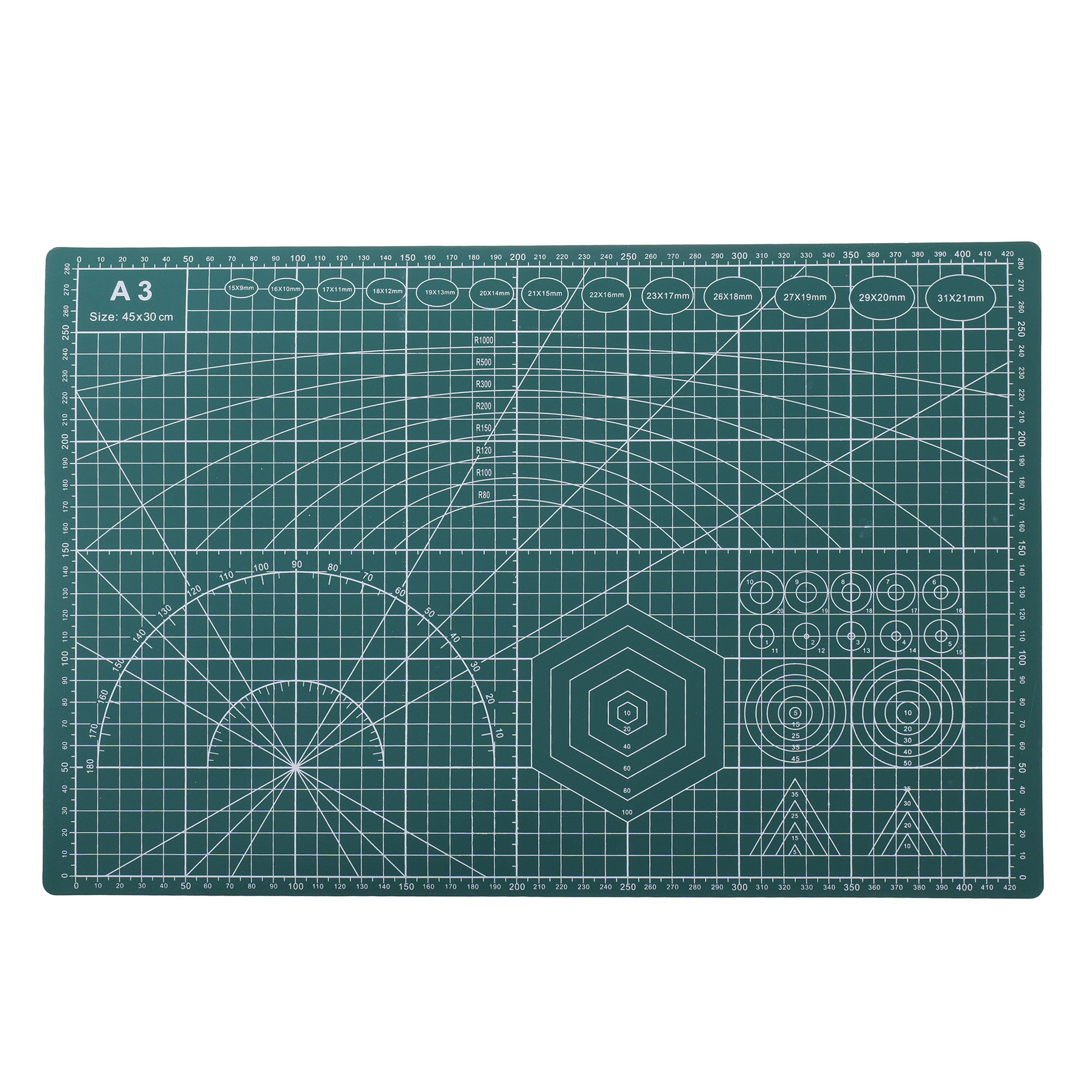 Planseta de taiere cu autovindecare A3 CB403218 - Green Print