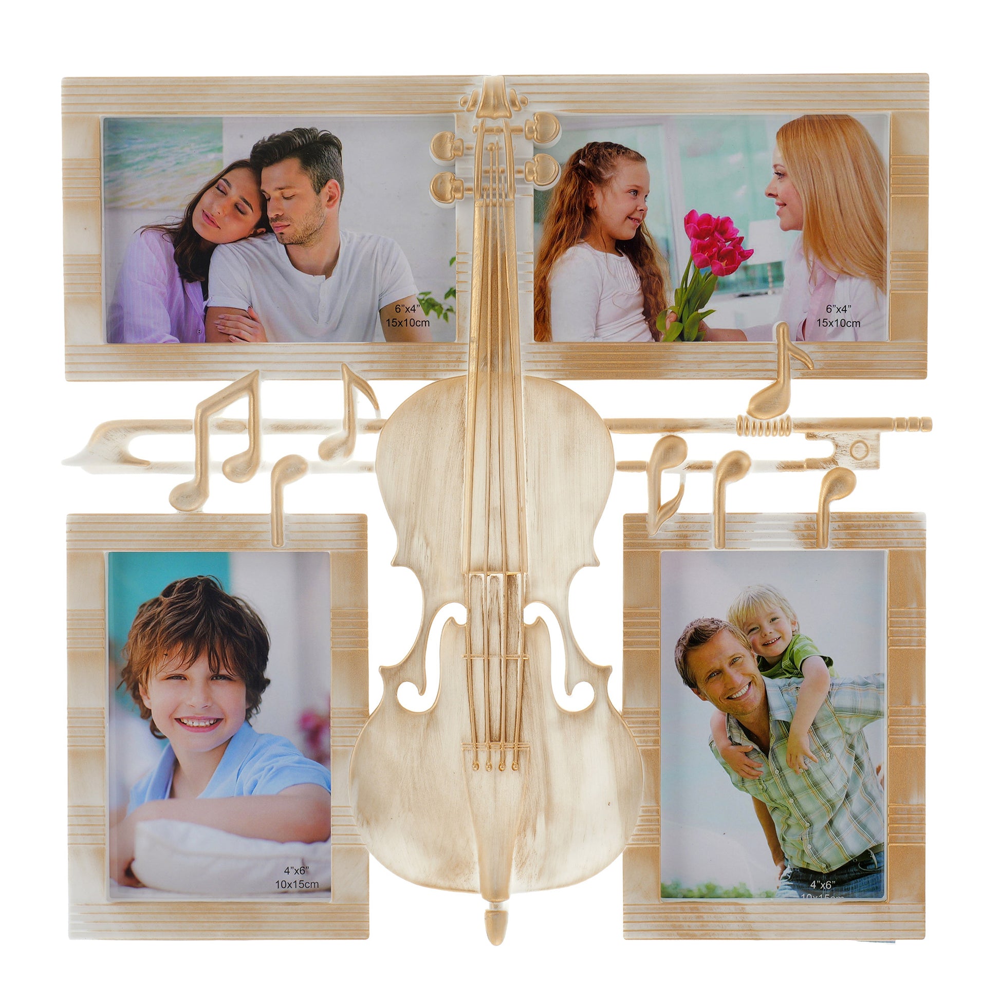 Rama foto colaj Vioara 4 poze CL16549 - Green Print