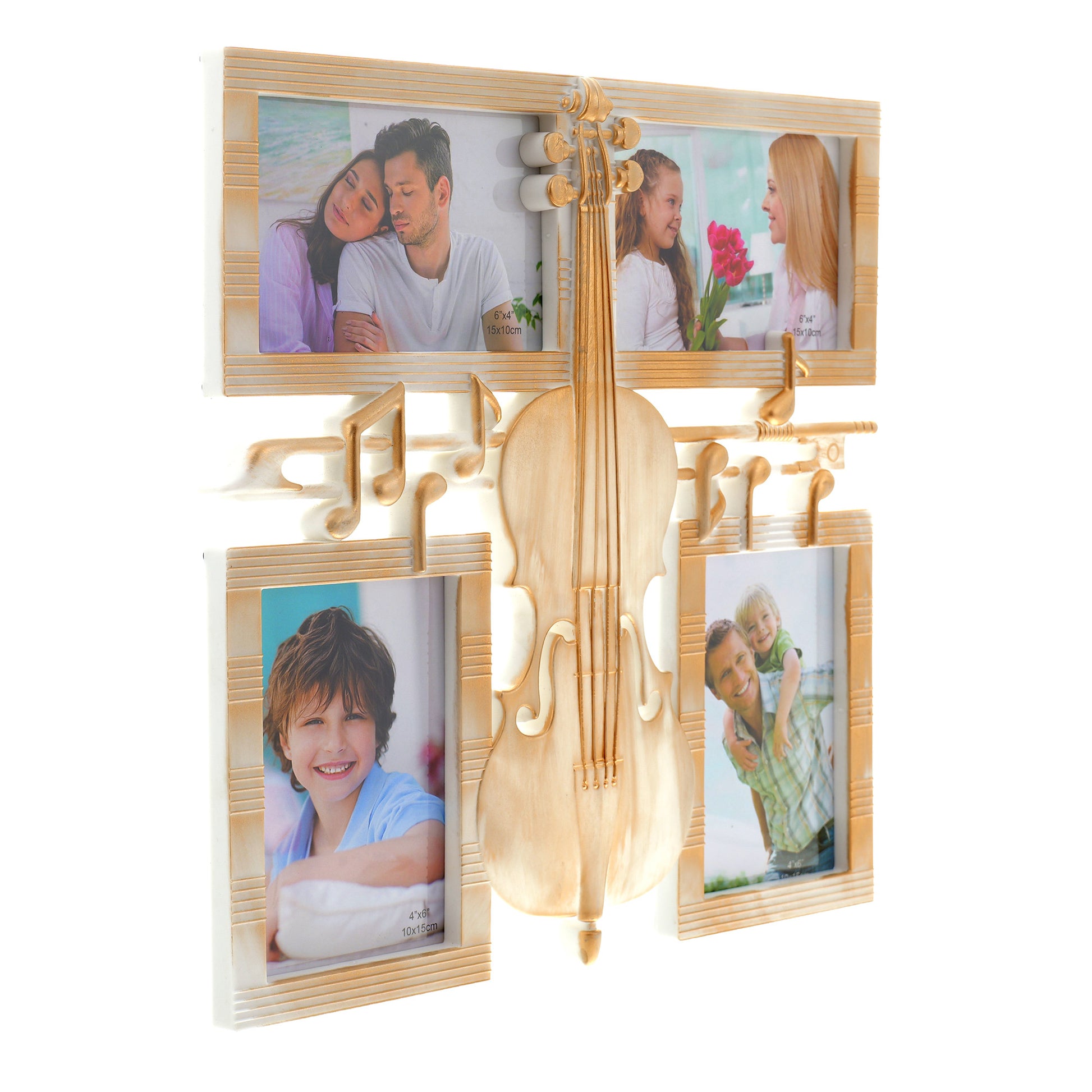 Rama foto colaj Vioara 4 poze CL16549 - Green Print