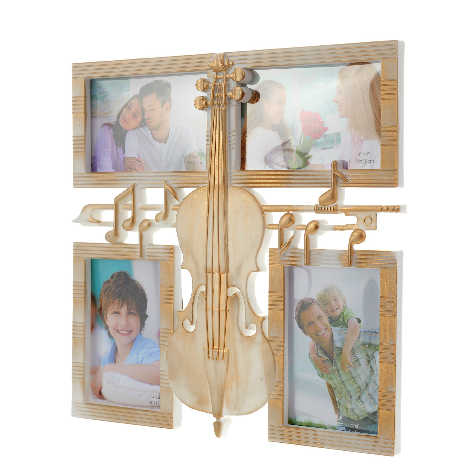 Rama foto colaj Vioara 4 poze CL16549 - Green Print