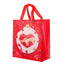 Sacosa cadou de VALENTINE'S DAY textil 29x27 GC418801 - Green Print