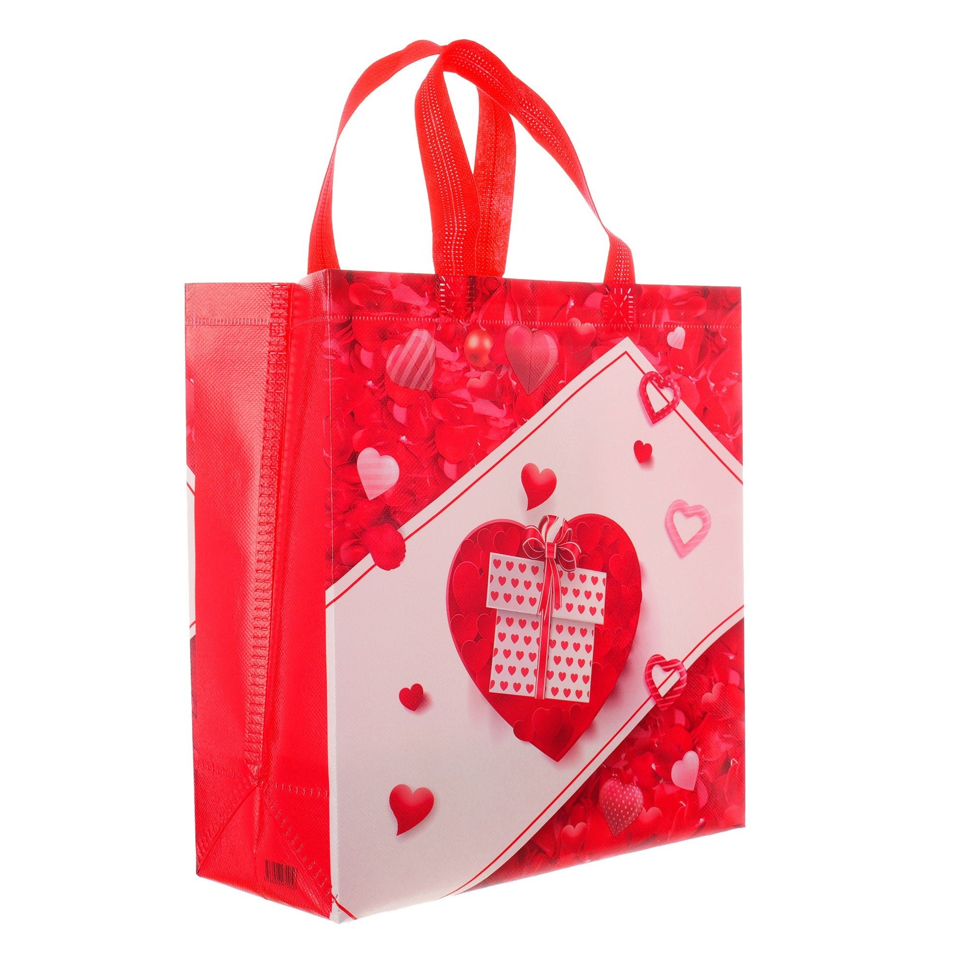 Sacosa cadou de VALENTINE'S DAY textil 29x27 GC415412 - Green Print