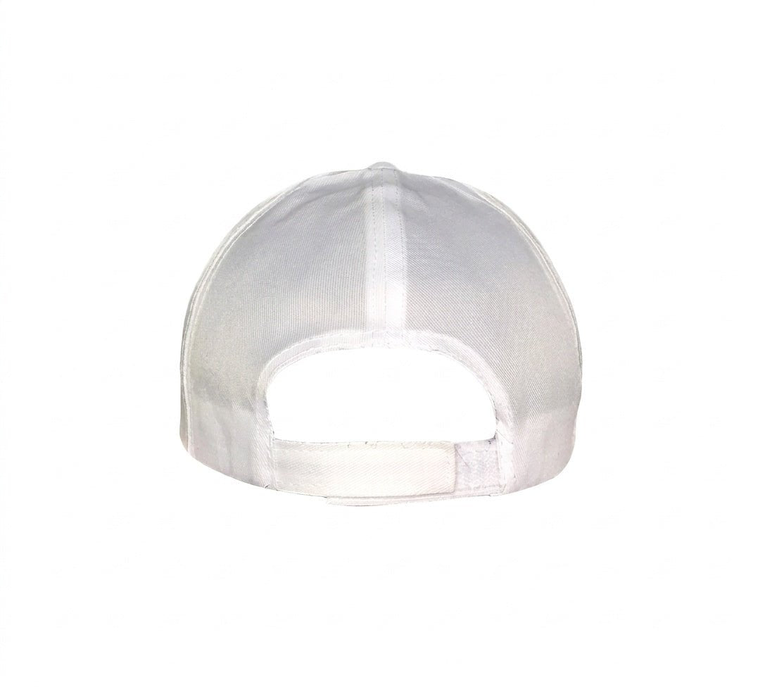 Sapca alba poliester sublimabila TS1-01 - Green Print