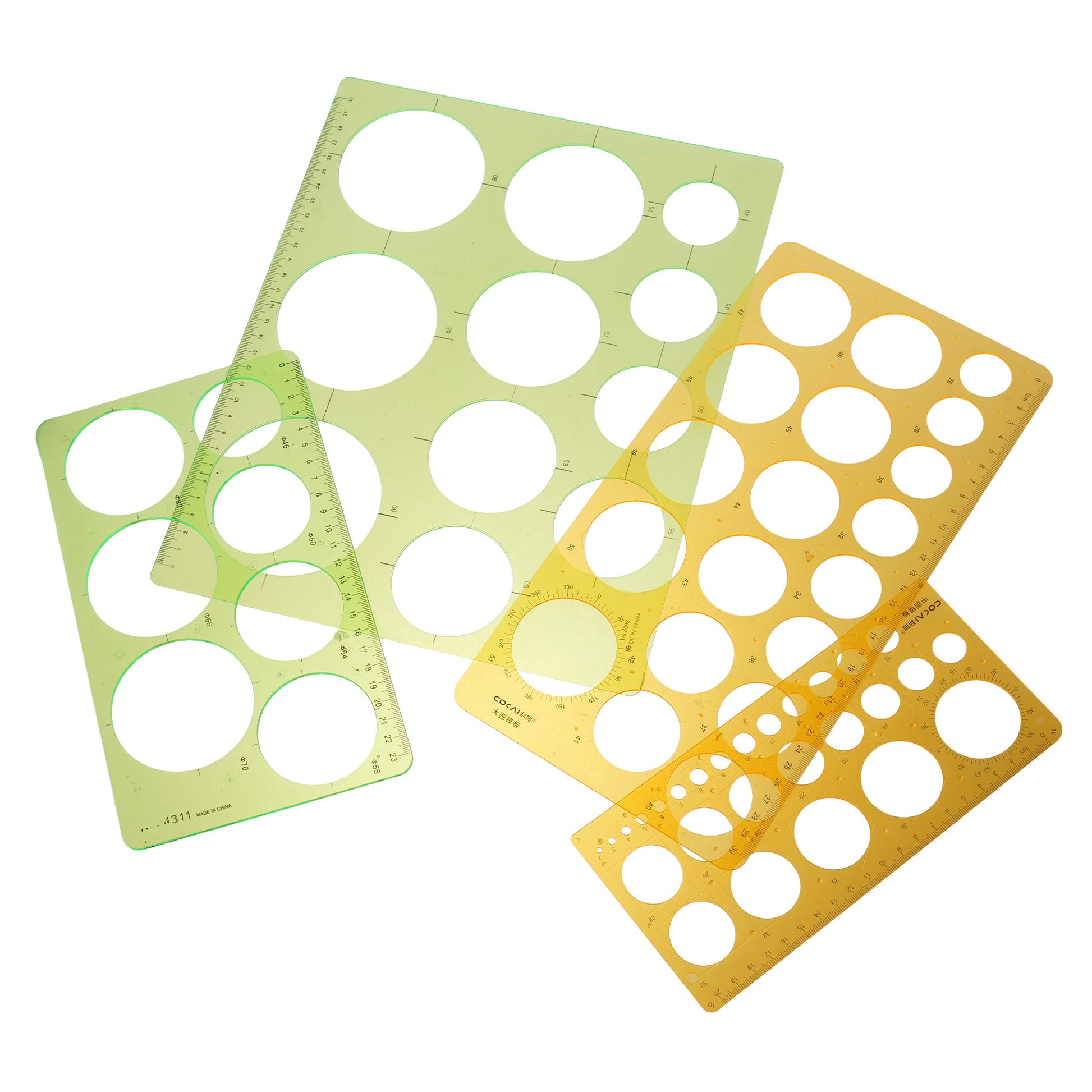 Set pentru taieri pe rotund diferite dimensiuni CB665520 - Green Print