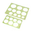 Set pentru taieri pe rotund diferite dimensiuni CB665520 - Green Print