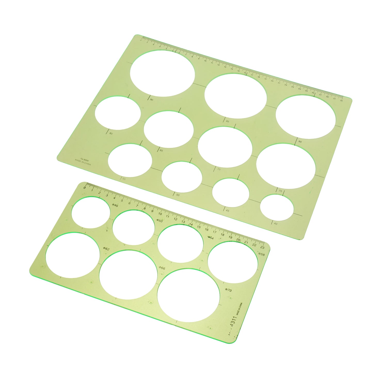 Set pentru taieri pe rotund diferite dimensiuni CB665520 - Green Print