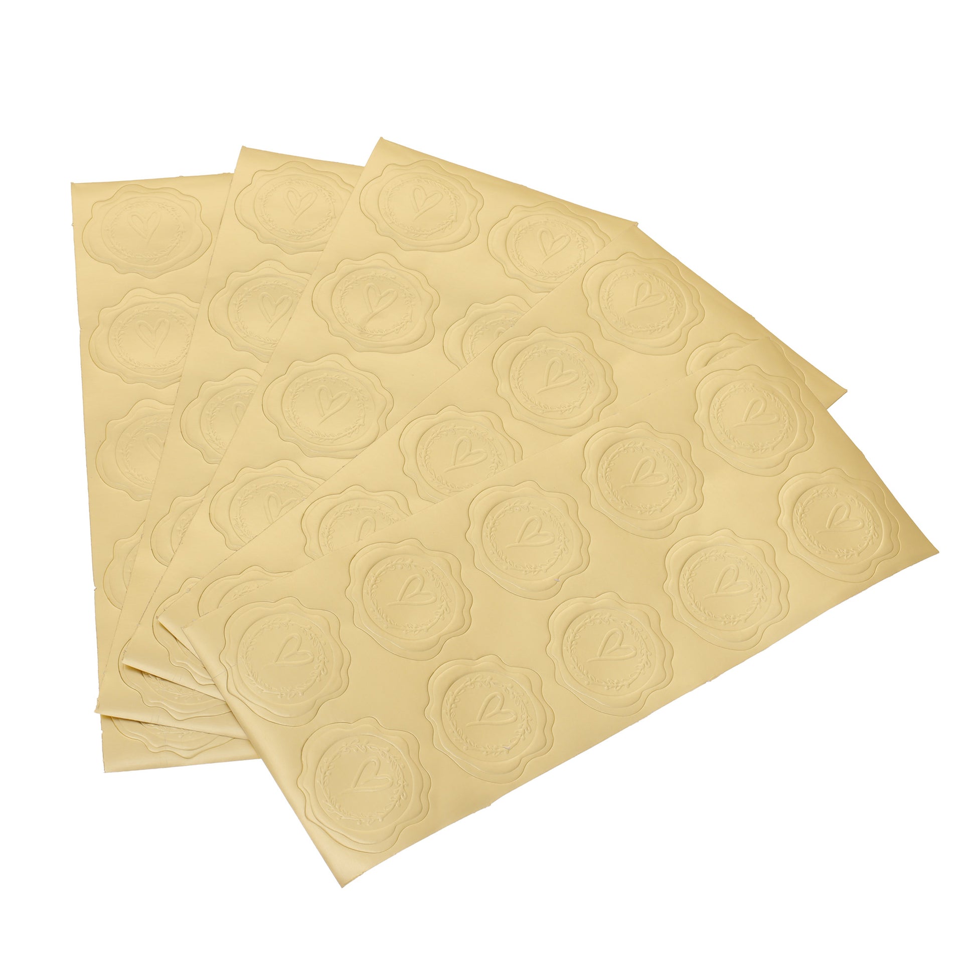 Stickere tip sigiliu de scrisoare - set 50 STK2121 - Green Print