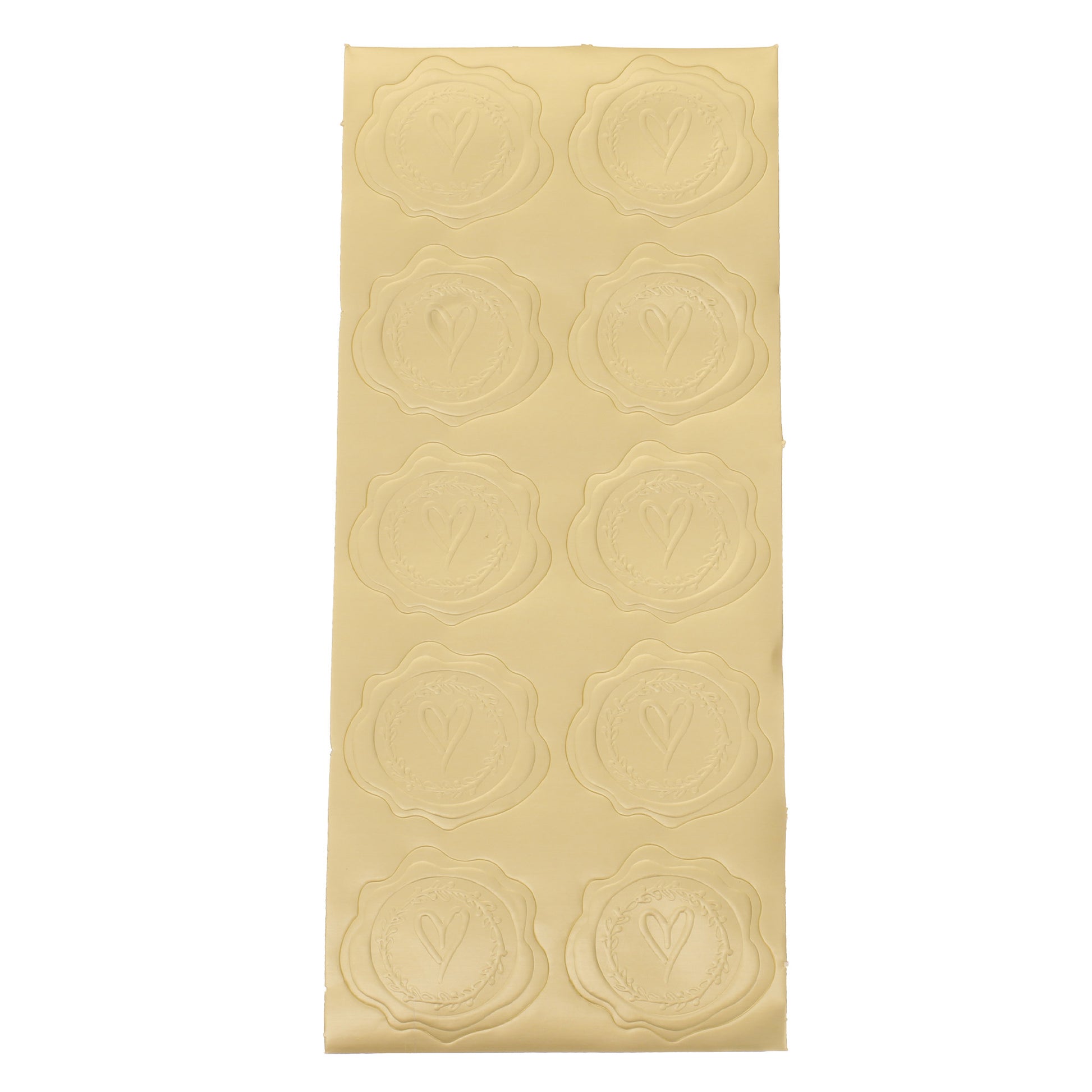 Stickere tip sigiliu de scrisoare - set 50 STK2121 - Green Print
