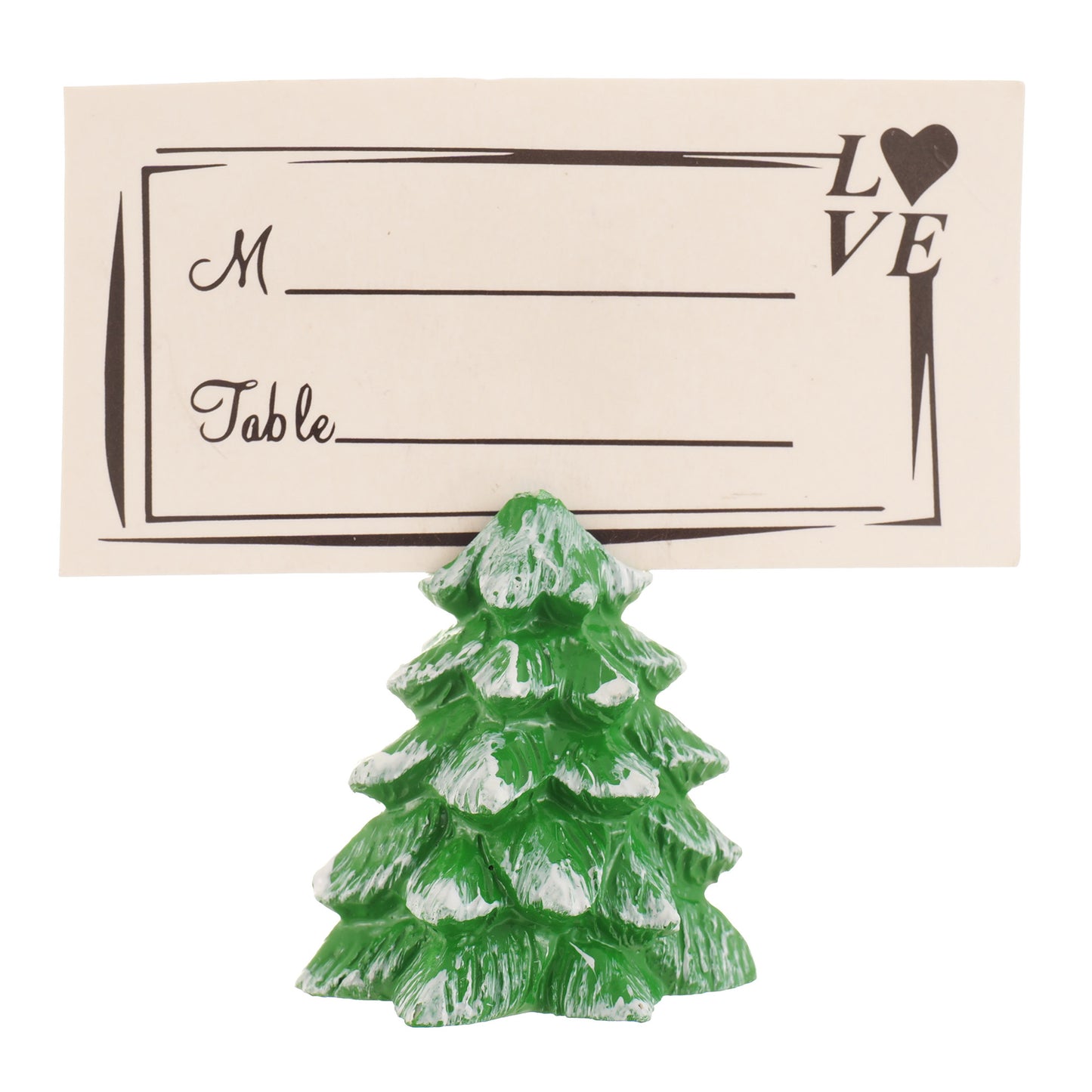 Suport metalic numere de masa si place card - BRAD SM200113 - Green Print