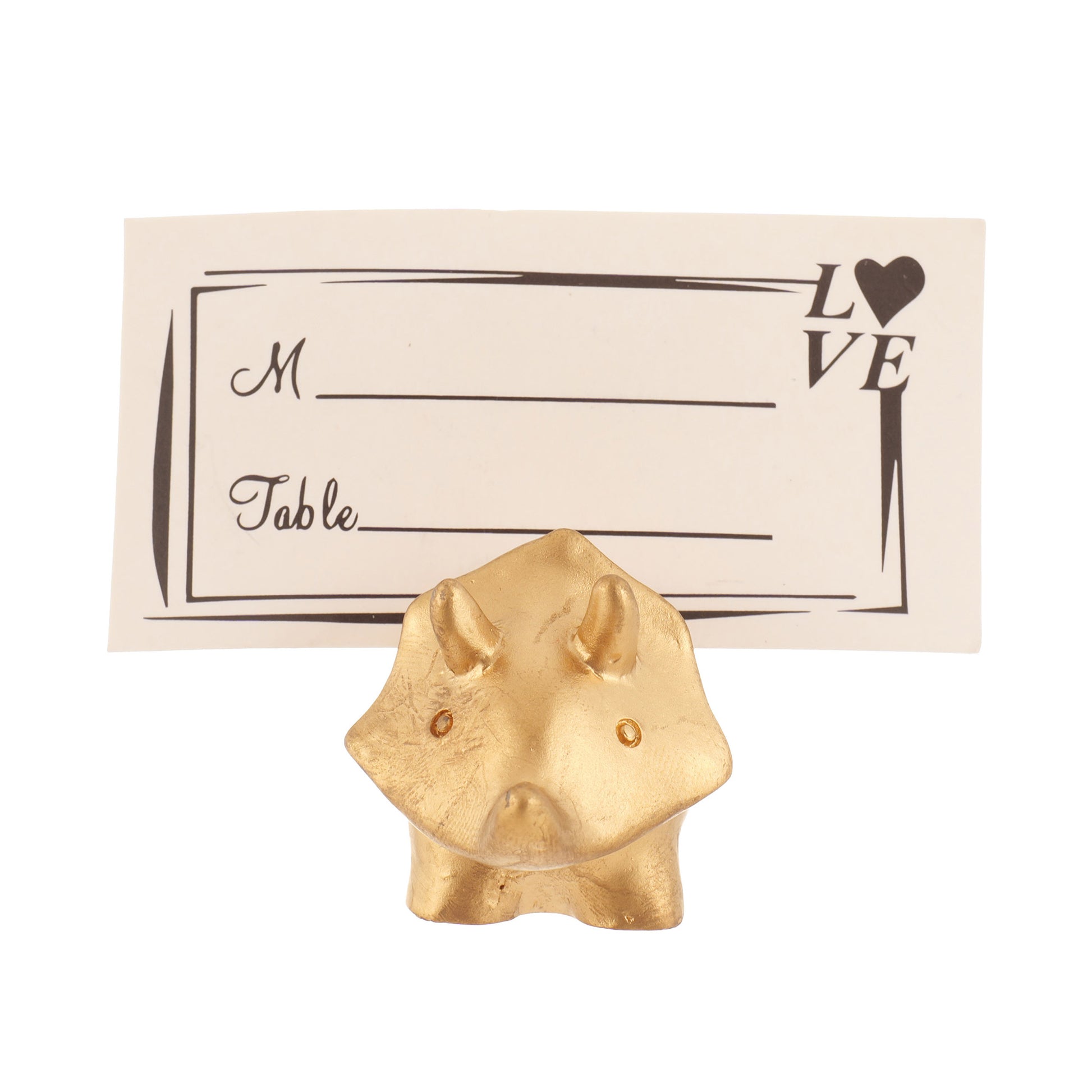 Suport metalic numere de masa si place card - DINOSAUR1 SM200107 - Green Print
