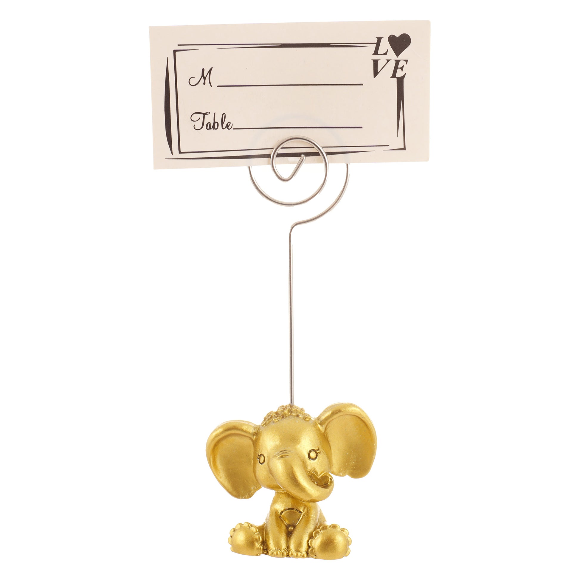 Suport metalic numere de masa si place card - ELEFANT SM200117 - Green Print