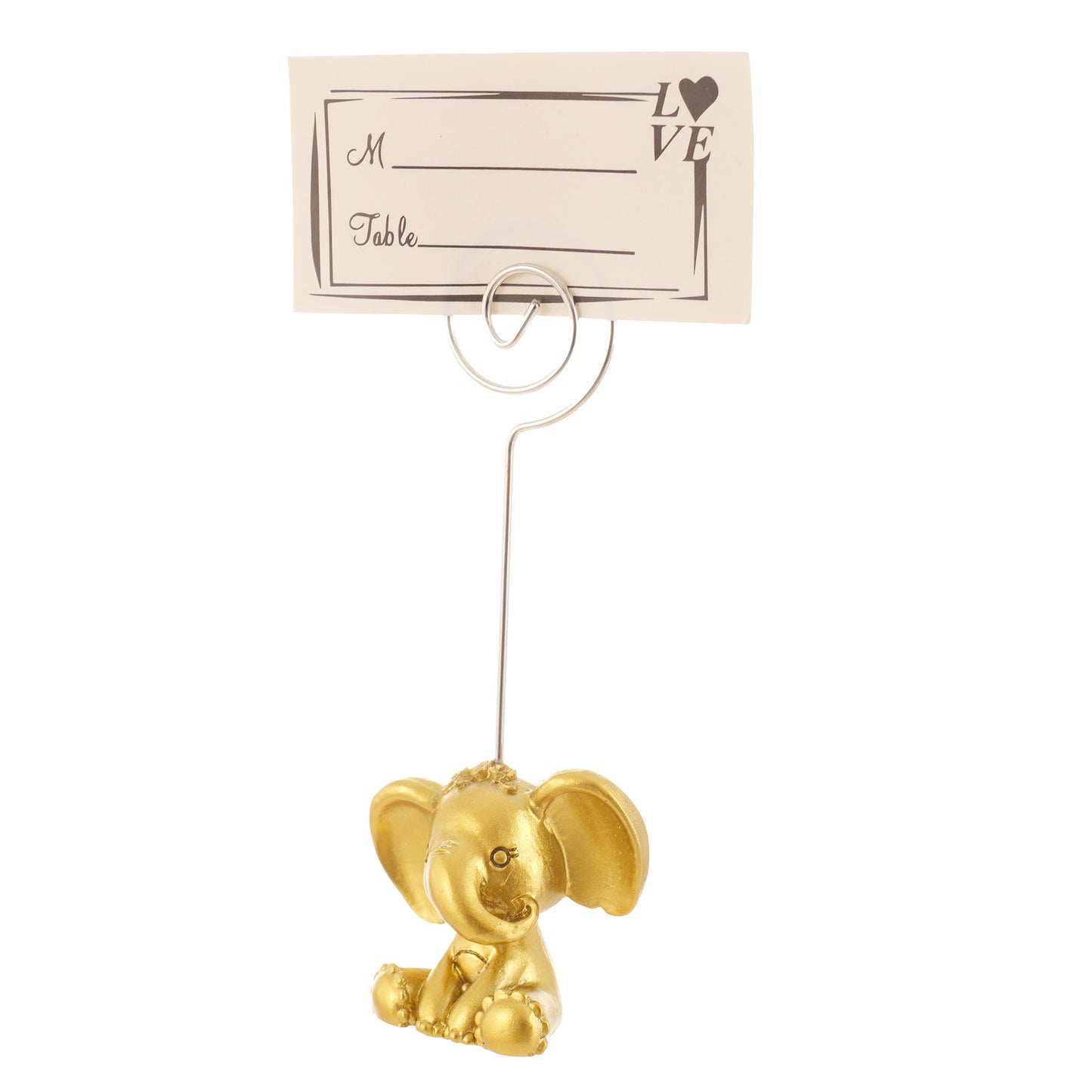 Suport metalic numere de masa si place card - ELEFANT SM200117 - Green Print