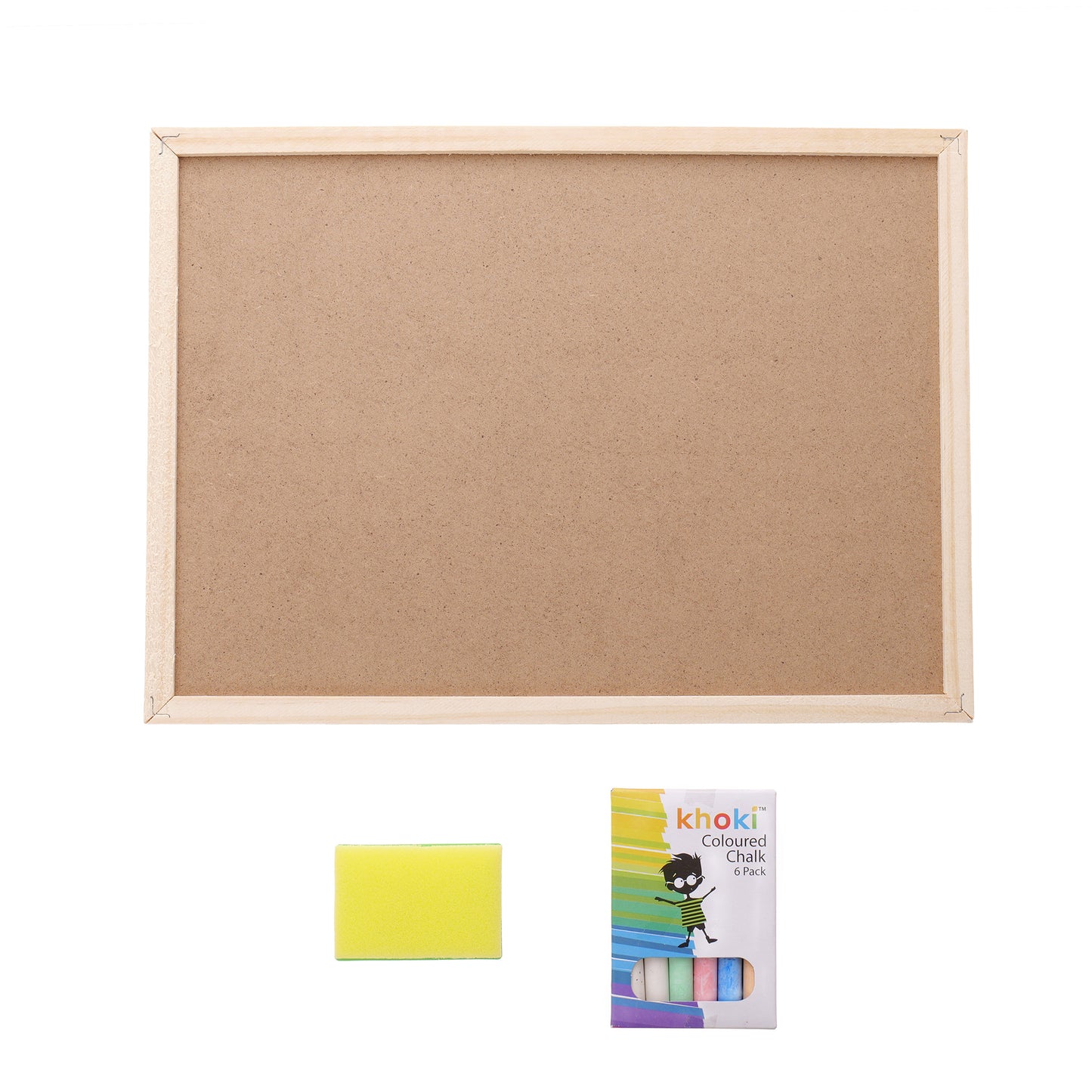 Tabla de desenat cu creta colorata si burete TB12561 - Green Print