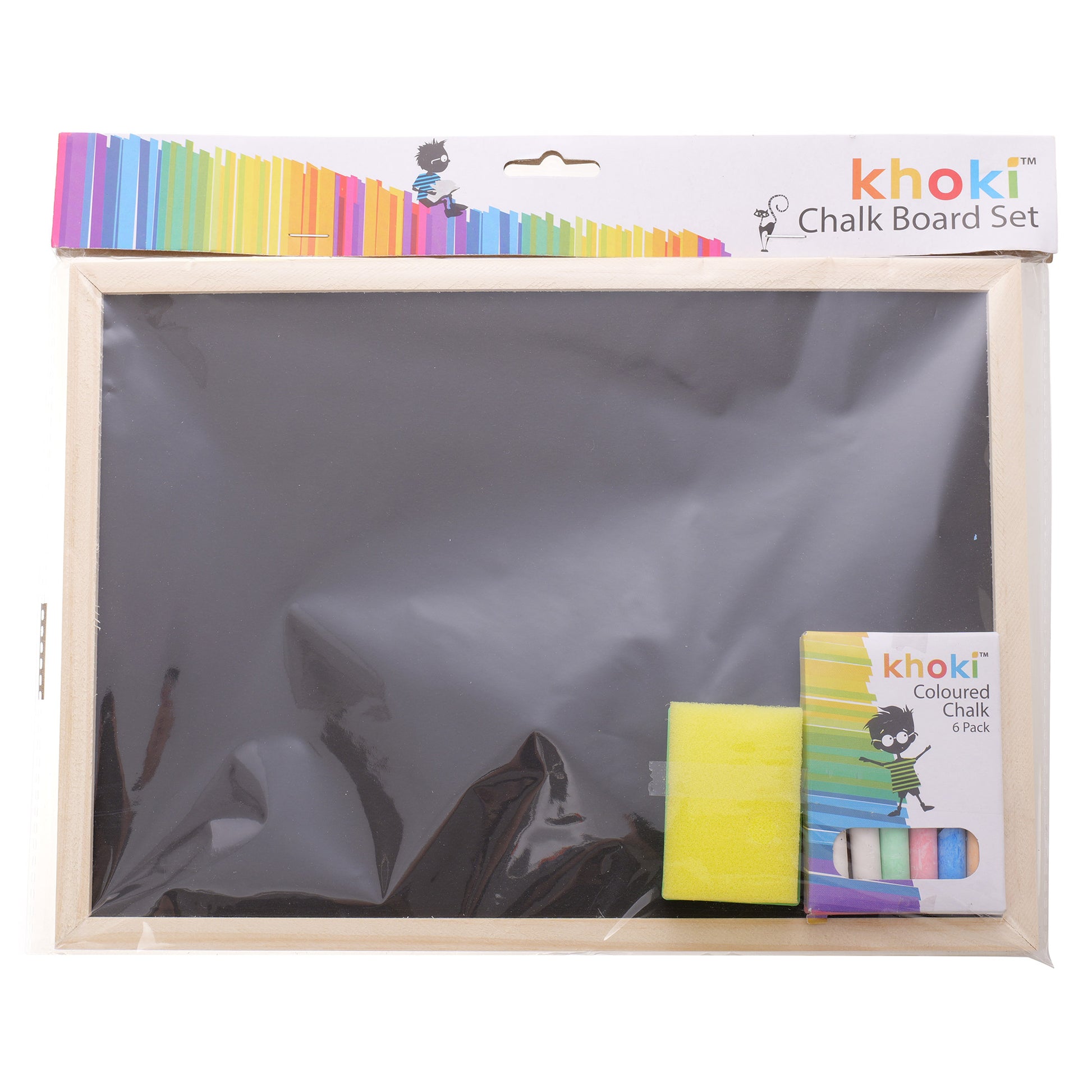 Tabla de desenat cu creta colorata si burete TB12561 - Green Print