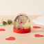 Glob foto rotund - inimi GL124 - Green Print