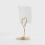 Metal table number holder Place Card - HEART