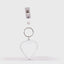 Breloc plastic insertie foto Inima - set 100 buc