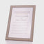 Photo frame Barrio gray+gold A4